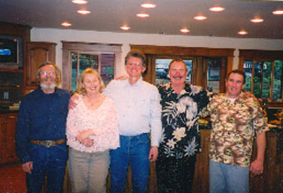 Bob Bianco and his team with Mr. and Mrs. Kelly